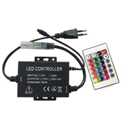 Ecola LED strip 220V RGB IR controller (IP20) 1500W 6,6A для ленты 220V 16x8 IP68 с инфракрасным пультом