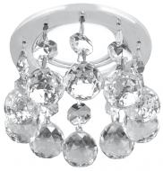 Встраиваемый точечный светильник Gauss Brilliance PT005 Кристалл/Хром