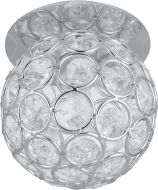 Встраиваемый точечный светильник Gauss Brilliance CR060 Кристалл/Хром