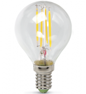 Лампа светодиодная LED-ШАР-PREMIUM 5Вт 160-260В Е14 4000К 450Лм прозрачная ASD