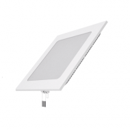 Светодиодный встраиваемый светильник Gauss ультратонкий квадратный IP20 15W 4100K