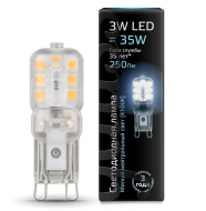 Лампа Gauss LED G9 AC220-240V 3W 4100K пластик