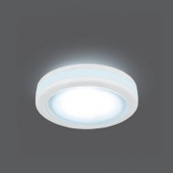 Встраиваемый точечный светильник Gauss Backlight BL103 белый LED 4000K 8W