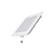 Светодиодный встраиваемый светильник Gauss ультратонкий квадратный IP20 9W 4100K