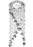 Встраиваемый точечный светильник Gauss Brilliance PT007 Кристалл/Хром