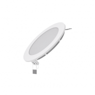 Светодиодный встраиваемый светильник Gauss ультратонкий круглый IP20 9W 4100K