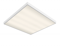 Светодиодный светильник "ВАРТОН" офисный встраиваемый/накладной 595*595*50мм 36 ВТ 2700К с микроволновым датчиком движения