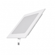 Светодиодный встраиваемый светильник Gauss ультратонкий квадратный IP20 12W 4100K